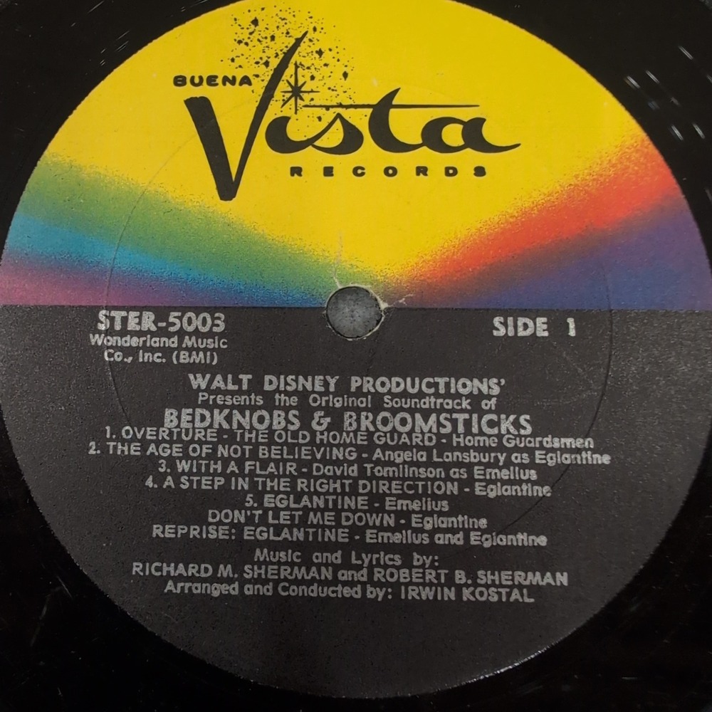 Disney Bedknobs and Broomsticks Soundtrack Vinyl LP STER-5003 Buena Vista - Picture 1 of 4